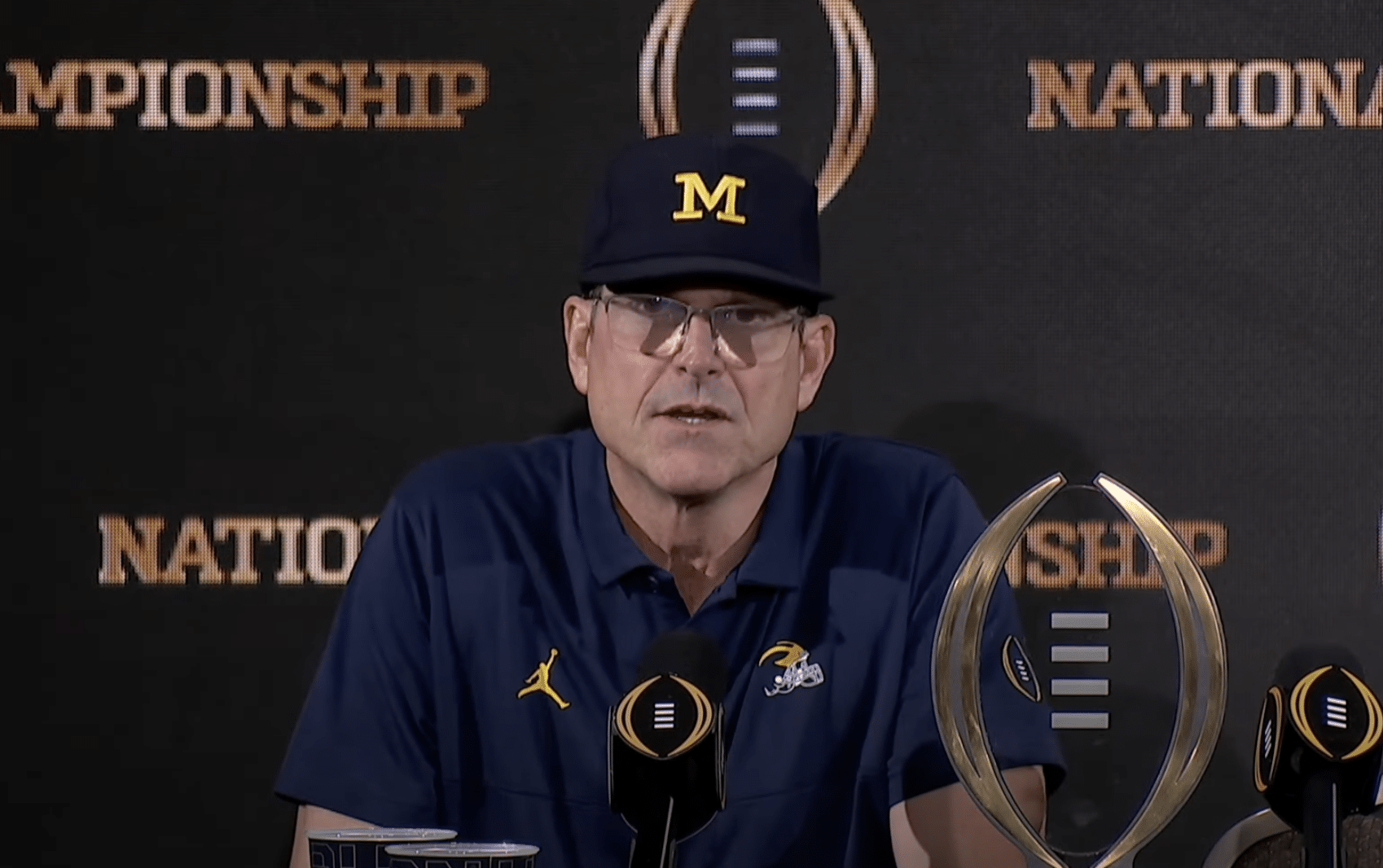 Jim Harbaugh addresses cheating scandal Jim Harbaugh earns 2nd interview