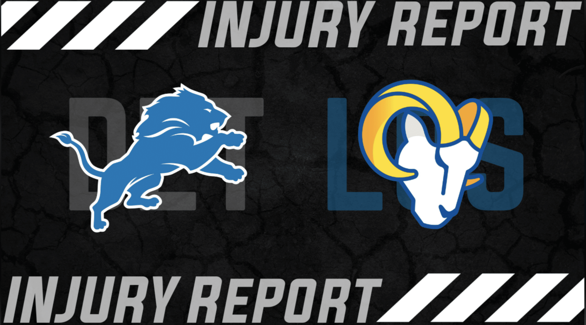 Initial Detroit Lions Injury Report for Wild Card Matchup vs. Los