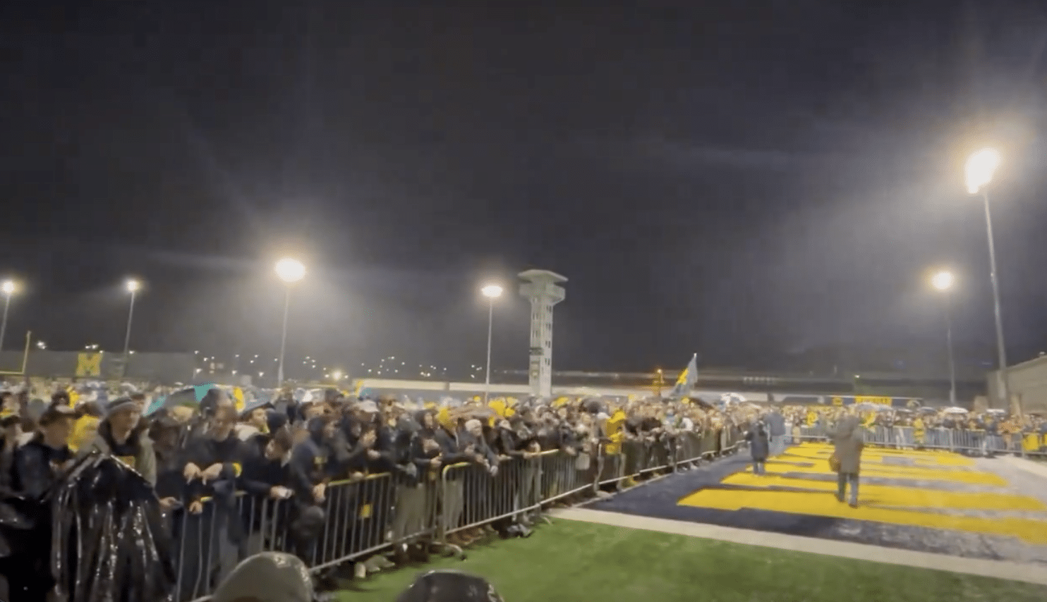 Michigan Fans Belt Out 'Mr. Brightside'