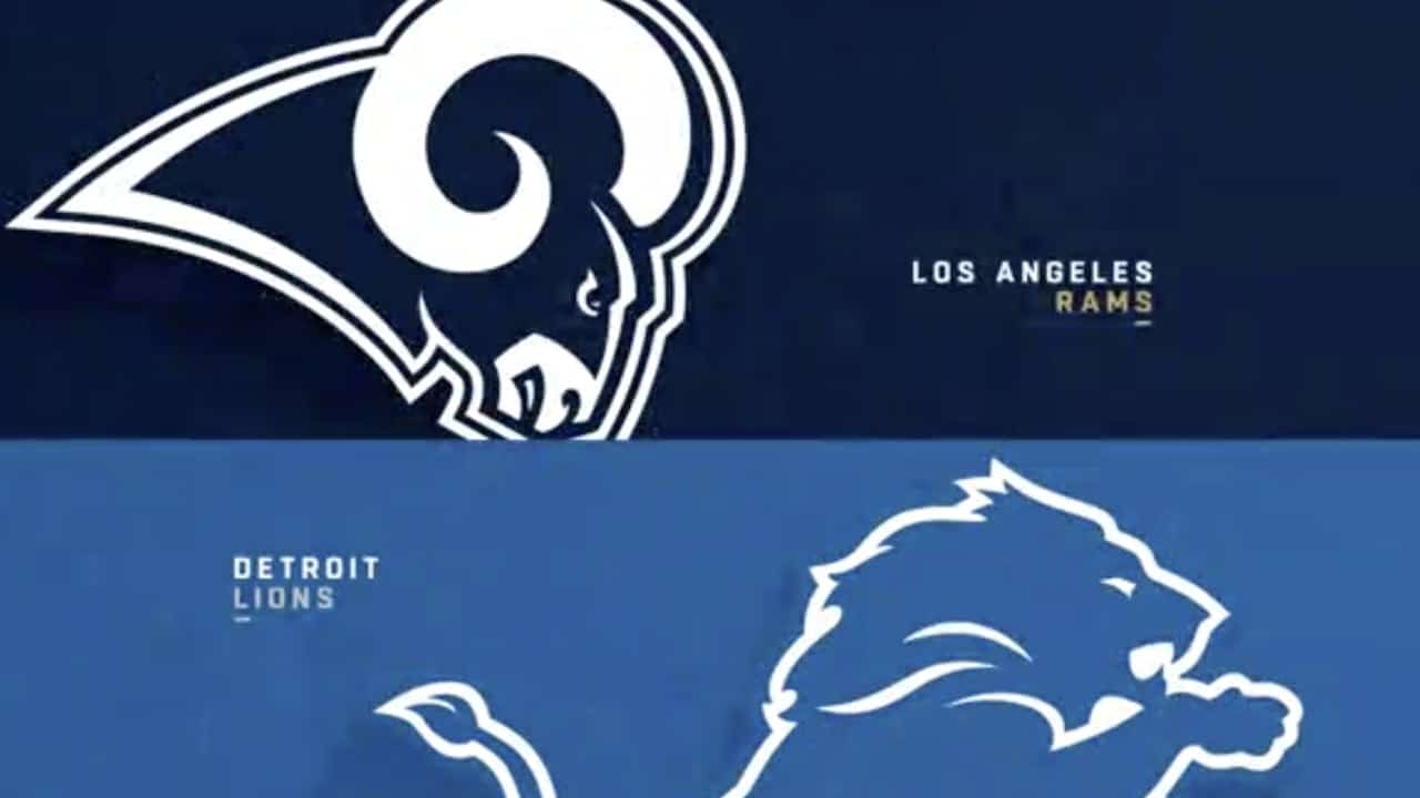 Detroit Lions vs. Los Angeles Rams Wild Card Game Time