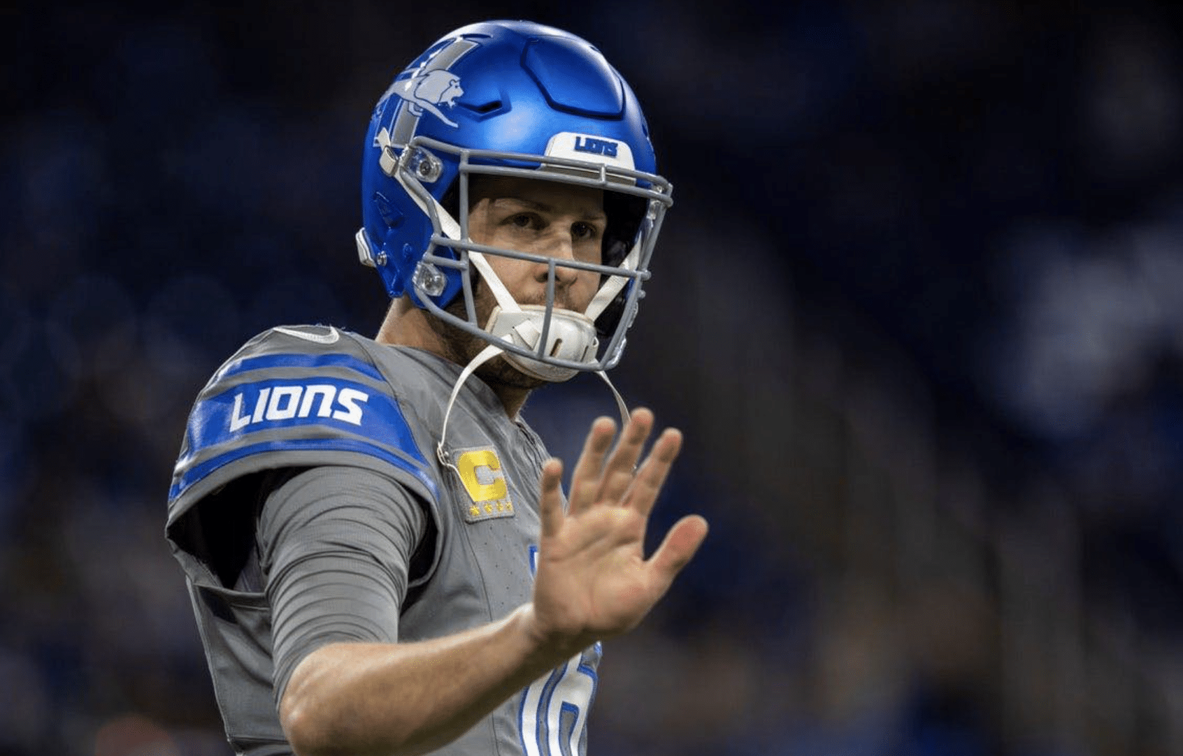 Jared Goff says thanks Detroit Lions to negotiate mega-contract with Jared Goff Detroit Lions QB Jared Goff Detroit Lions starting offense Jared Goff upsets SOME Detroit Lions fans Jared Goff 'badly wants' Agent of Jared Goff Photo Credit: David Rodriguez Munoz, USA Today Sports