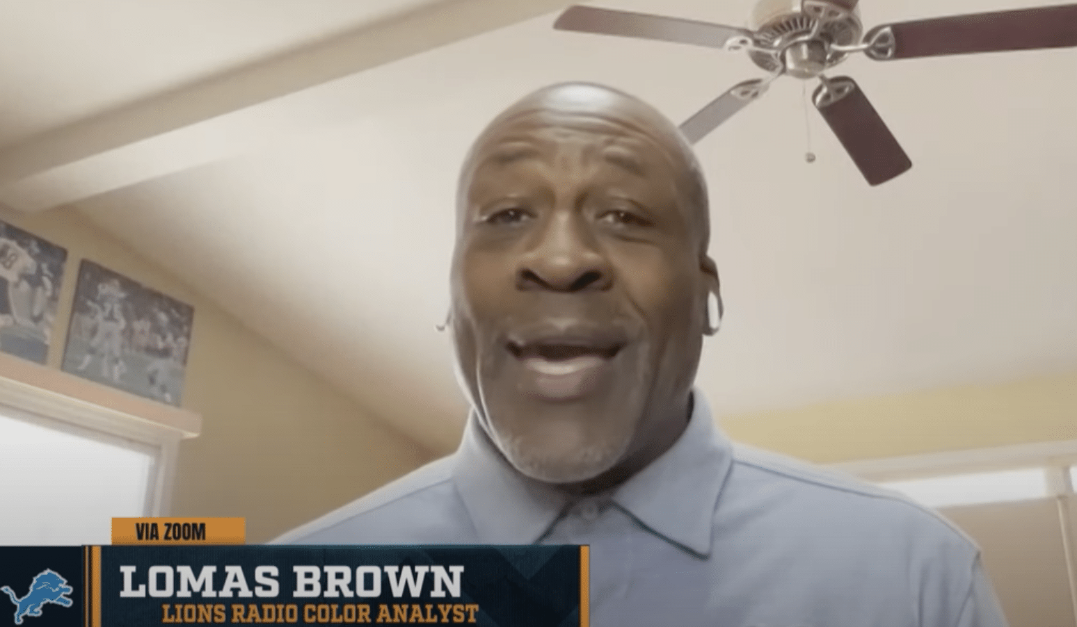 Detroit Lions analyst Lomas Brown