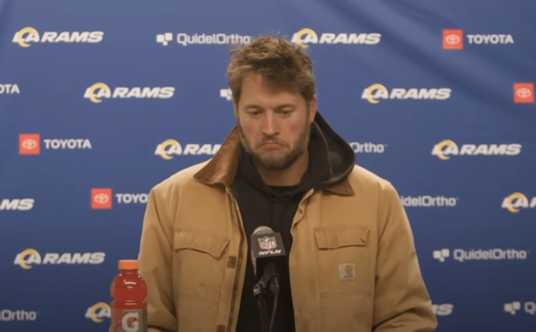 Matthew Stafford Comments on Jared Goff