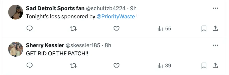 Angry Detroit Red Wings fans,Priority Waste