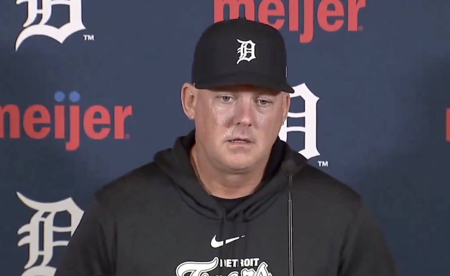 A.J. Hinch Frustrated