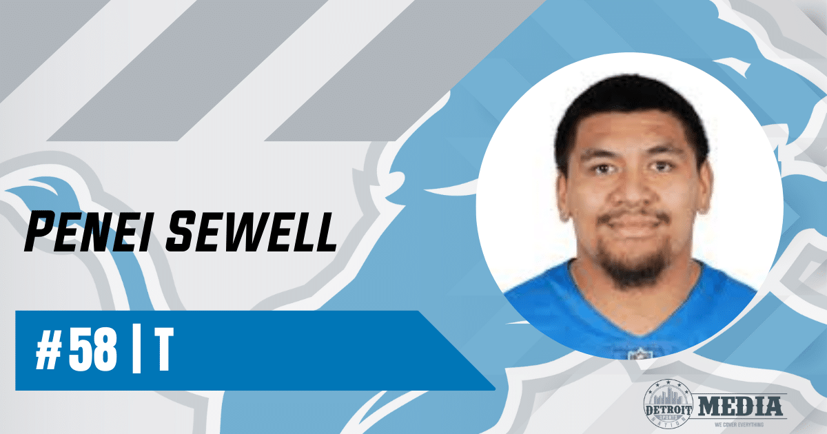 Penei Sewell detroit lions