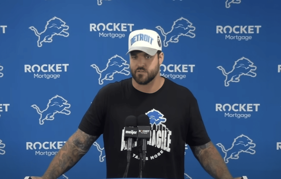 Detroit Lions LT Taylor Decker Discusses His Availability for