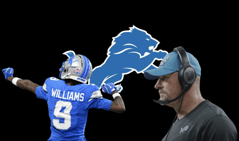 Dan Campbell Jameson Williams Lions draft Deion Burks 2026