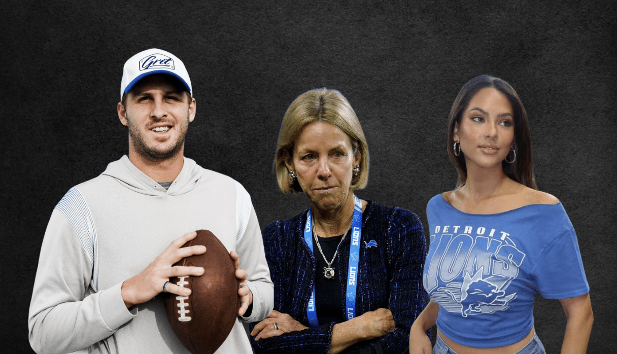 Jared Goff, Christen Goff, Sheila Hamp