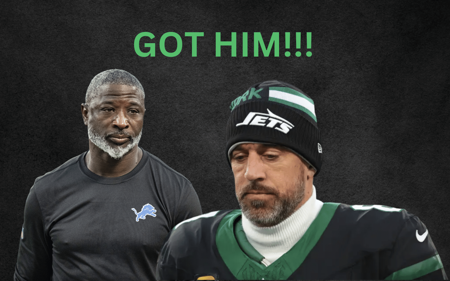 Aaron Rodgers meeting Jets Aaron Glenn 2025