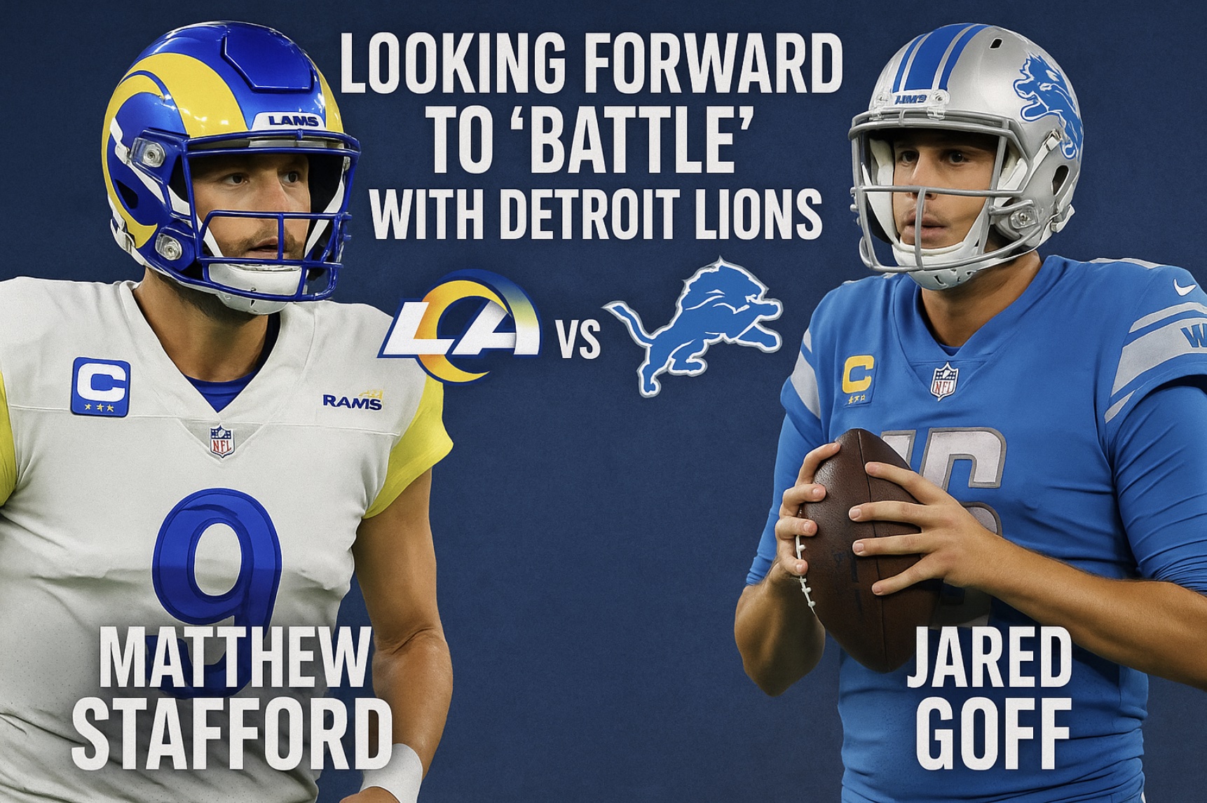 Matthew Stafford Reacts to Lions Matchup in 2025