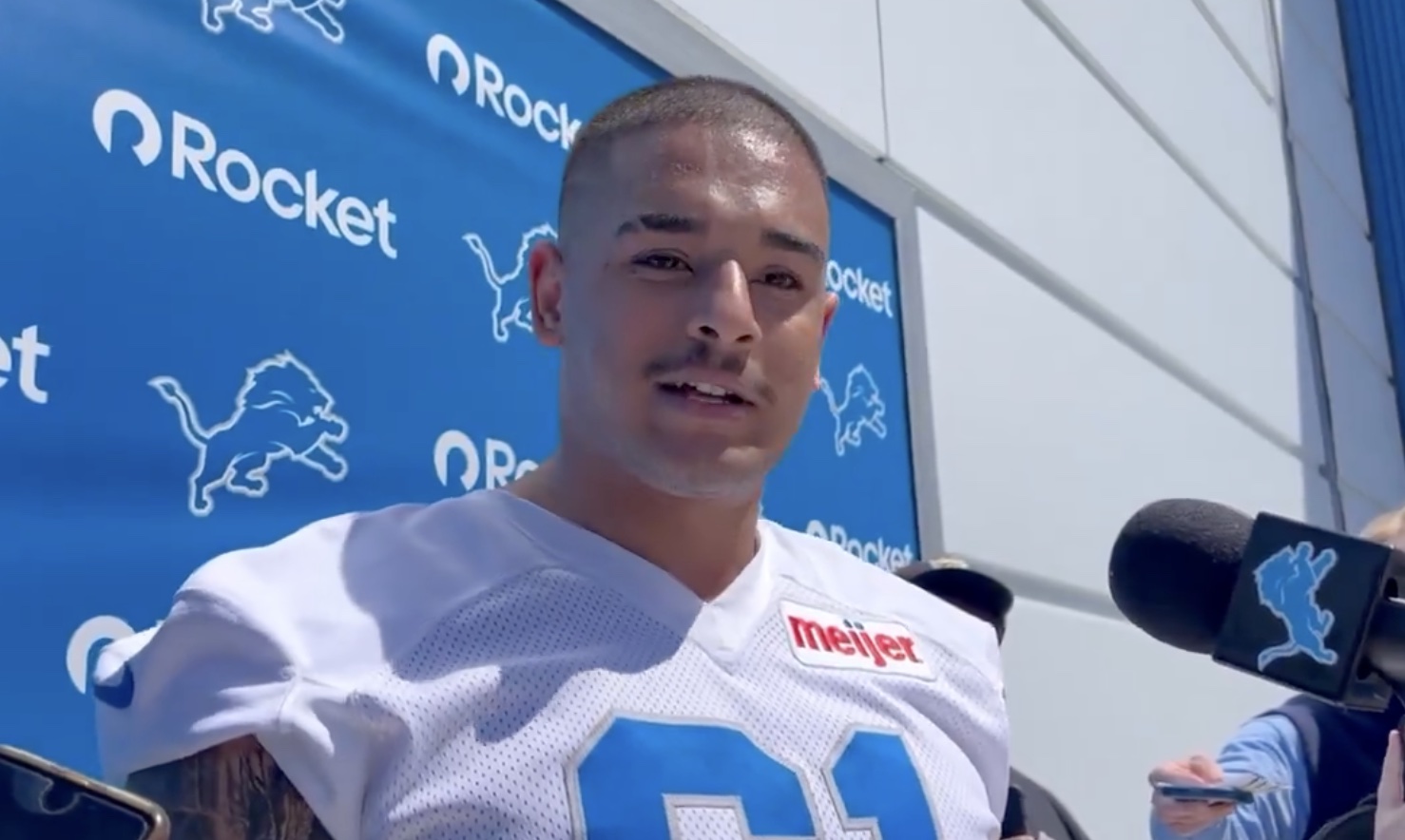 Ahmed Hassanein Detroit Lions rookie minicamp
