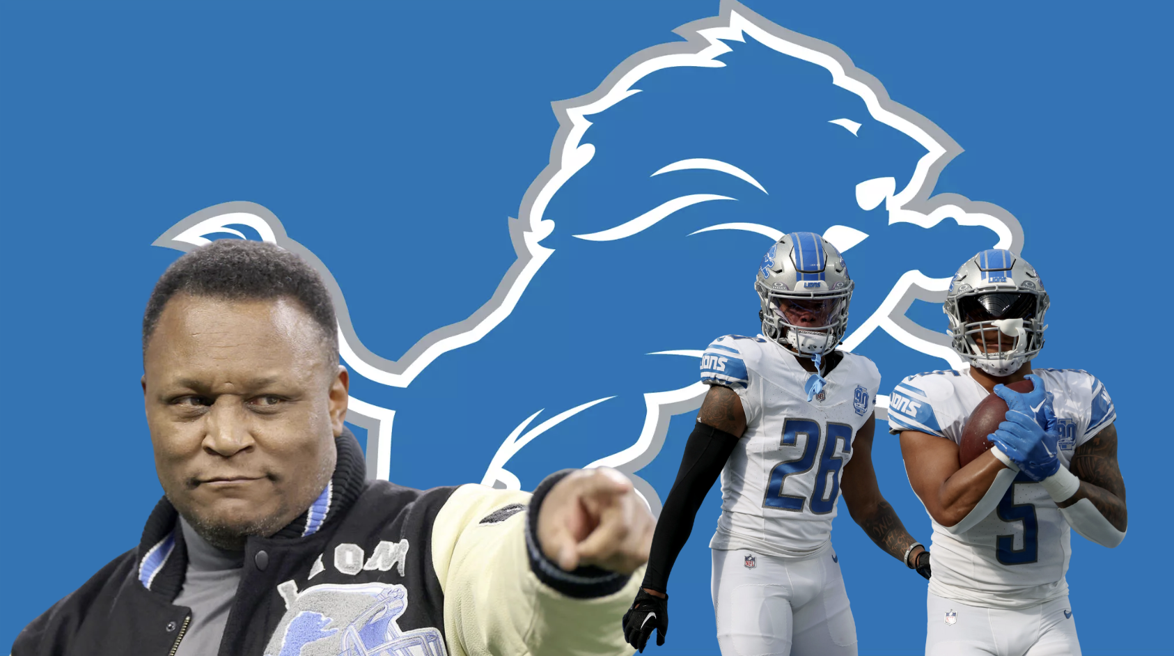 Barry Sanders Gibbs Montgomery NFL's best RB duo