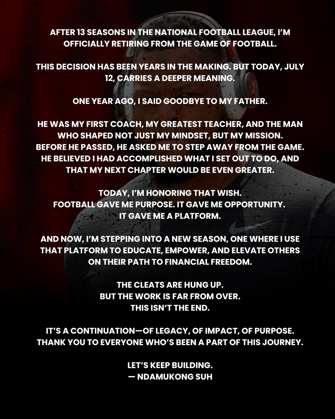 Ndamukong Suh Announces Retirement, Closes Book on Dominant NFL Career