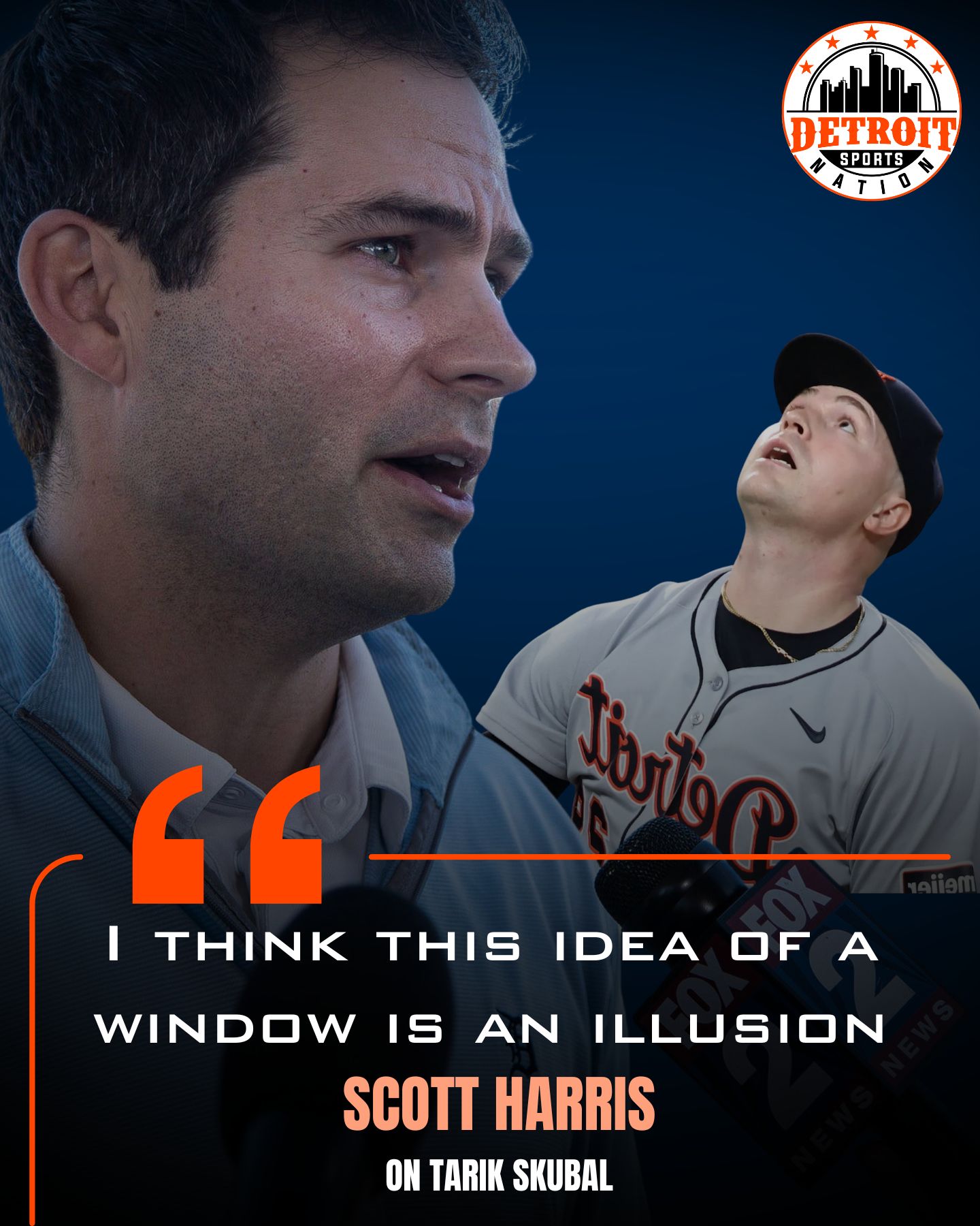 Scott Harris Tarik Skubal
