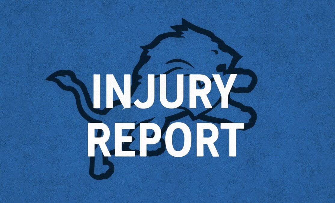Detroit Lions Injury Report Week 4 Detroit Lions Injury Report Week 5 Detroit Lions Week 6 Injury Report