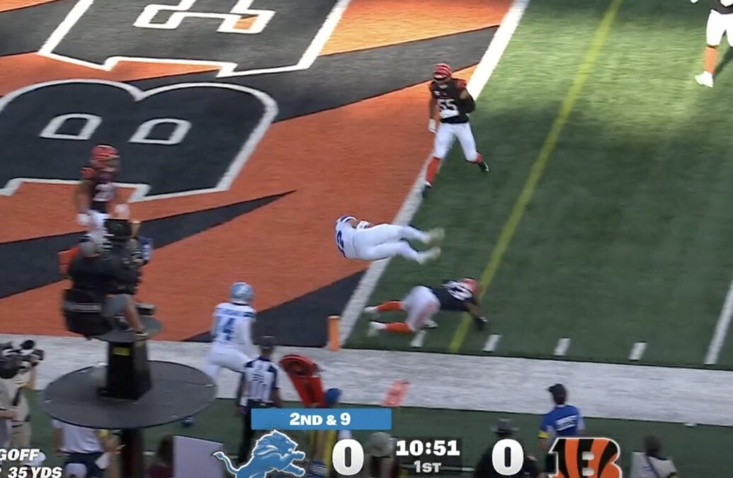 Sam LaPorta touchdown vs Bengals