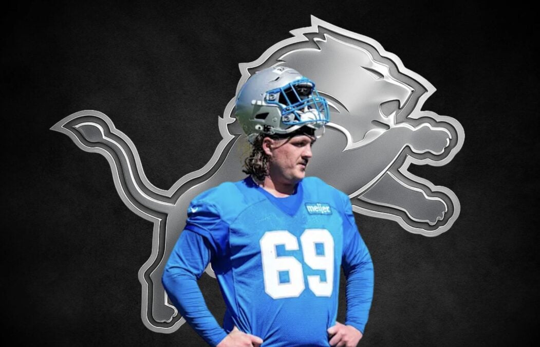 Tate Ratledge Thanksgiving satire Detroit Lions breakout player 2026