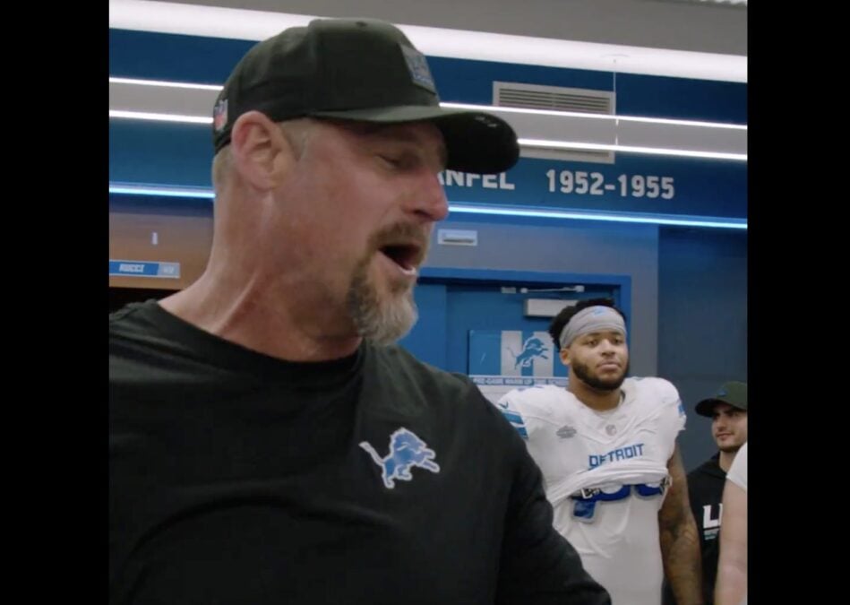 Dan Campbell postgame speech