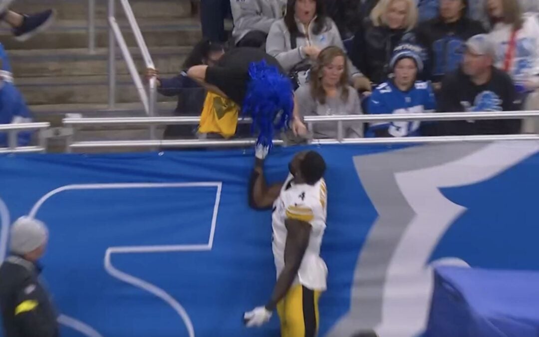 DK Metcalf punches Lions fan DK Metcalf Suspended
