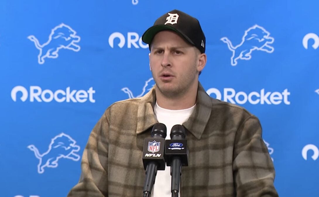 Jared Goff Dan Campbell message Lions