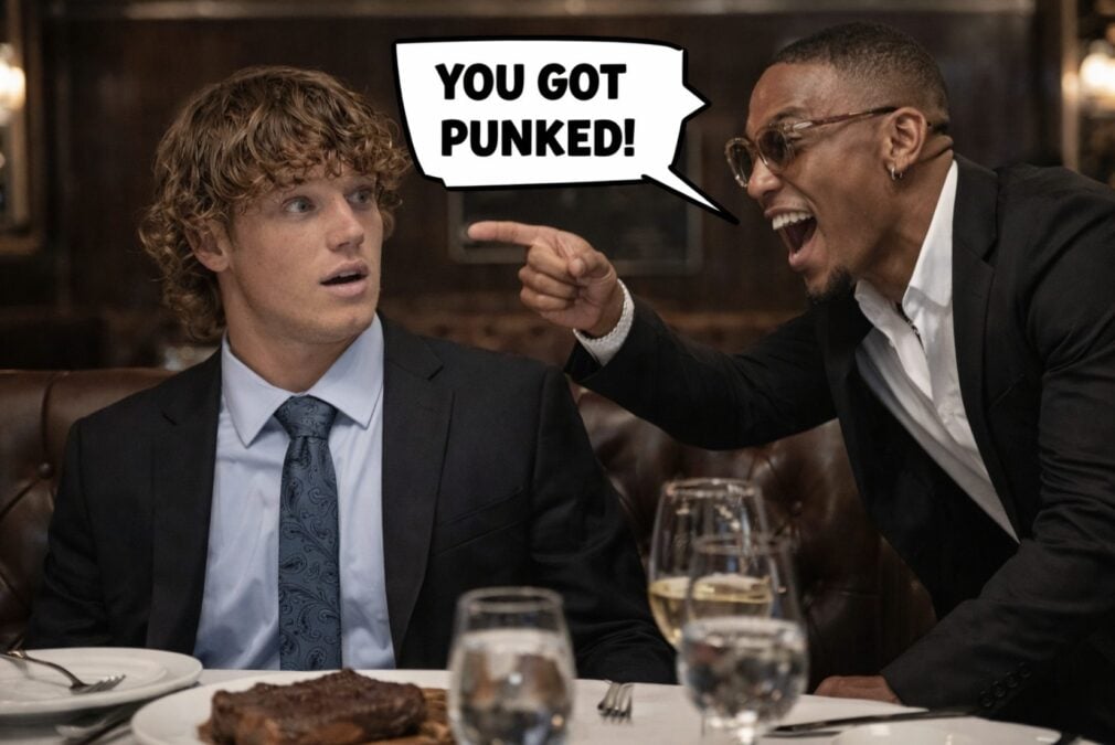 Amon-Ra St. Brown Isaac TeSlaa Prank