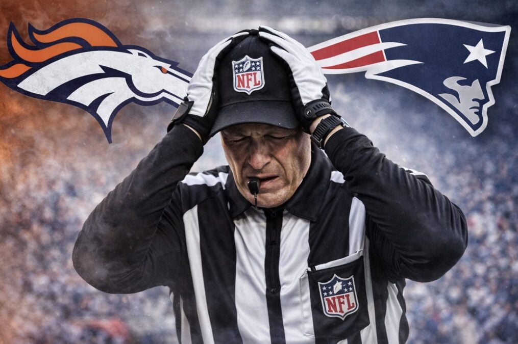 Patriots Broncos officiating error