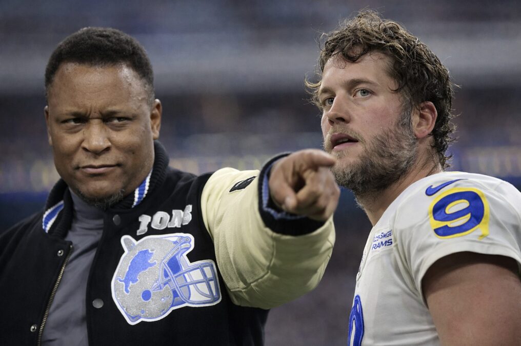 Barry Sanders Matthew Stafford