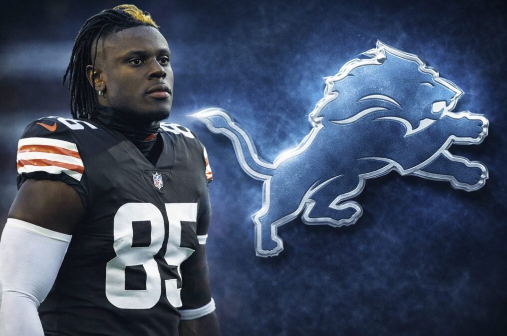 David Njoku Detroit Lions