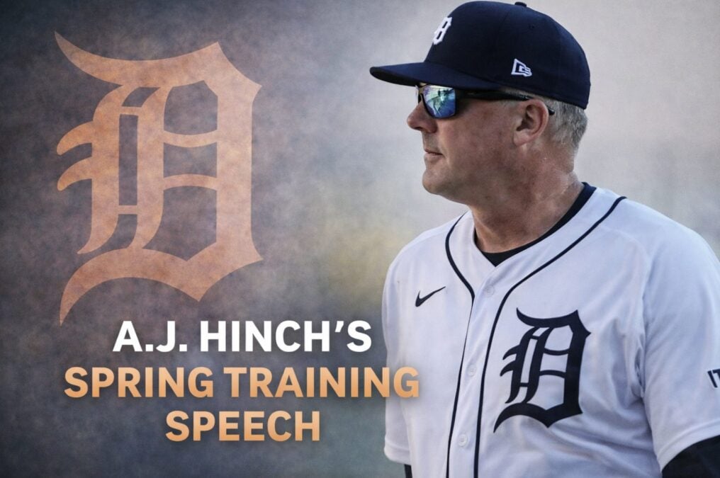 A.J. Hinch spring training speech