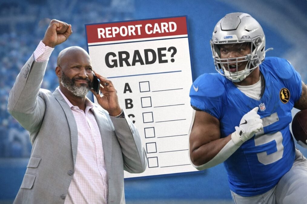 Lions trade David Montgomery grade