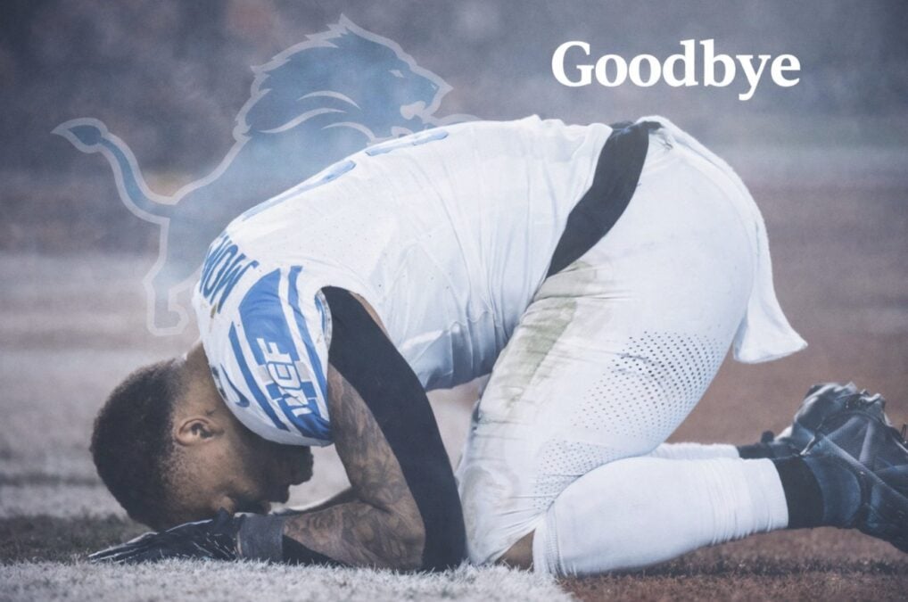 David Montgomery goodbye Detroit