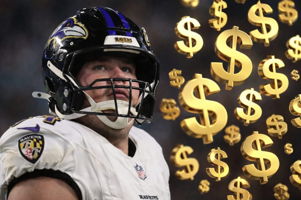 Tyler Linderbaum Raiders contract