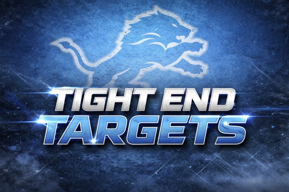 Detroit Lions tight end free agency