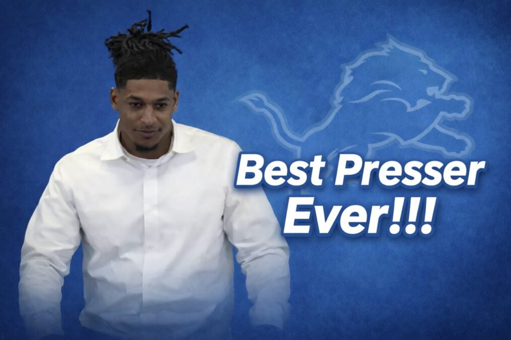 Isiah Pacheco Detroit Lions press conference