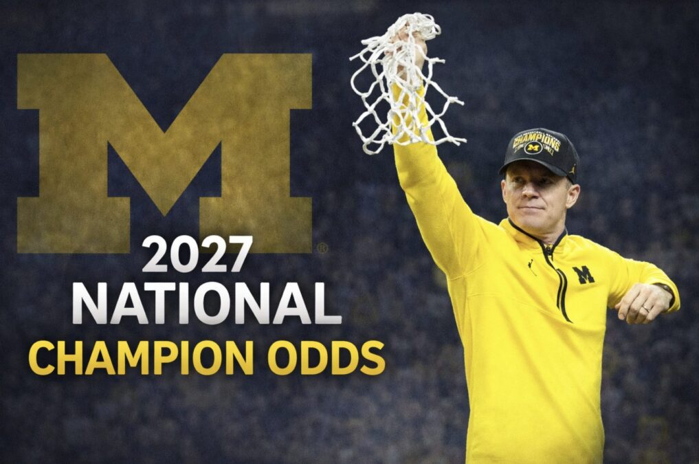Michigan 2027 title odds