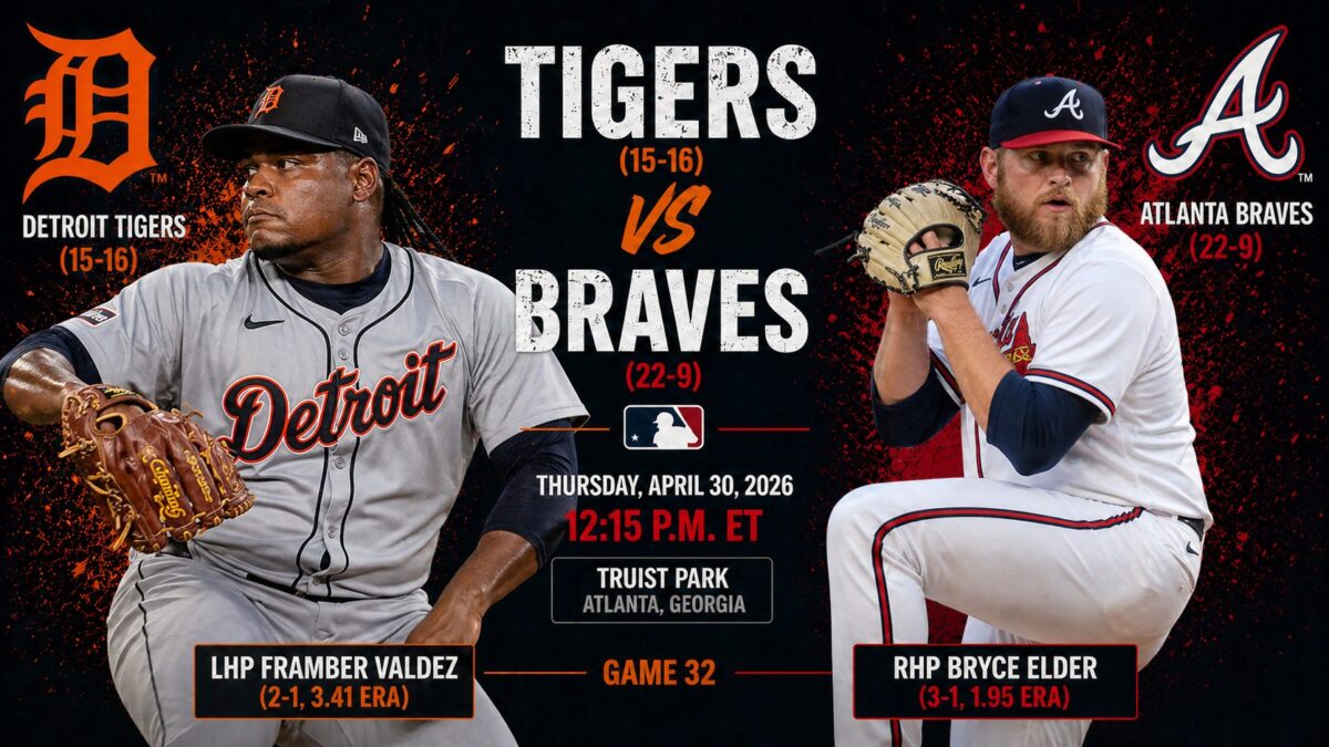 Tigers vs Braves Game 32 preview
