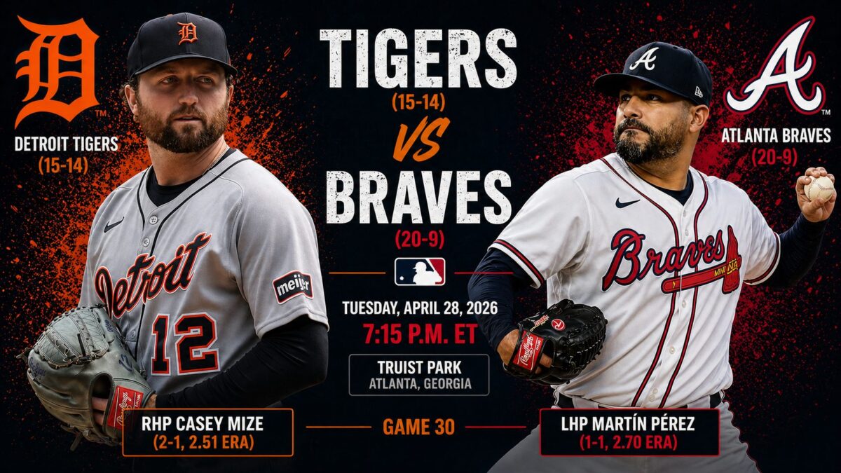 Game 30 Game Preview Tigers vs Braves