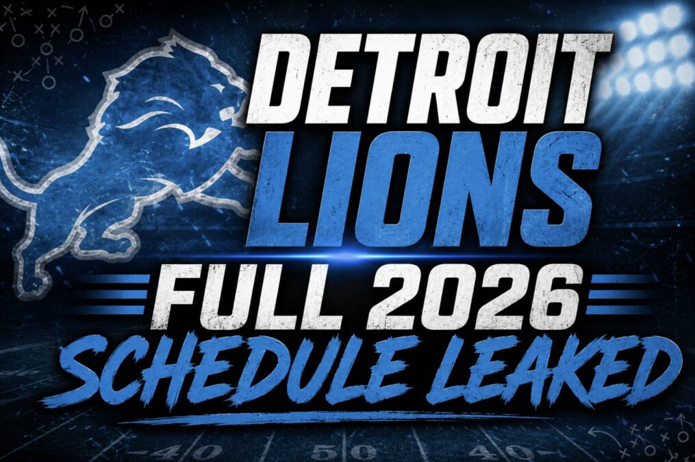 Detroit Lions 2026 Schedule