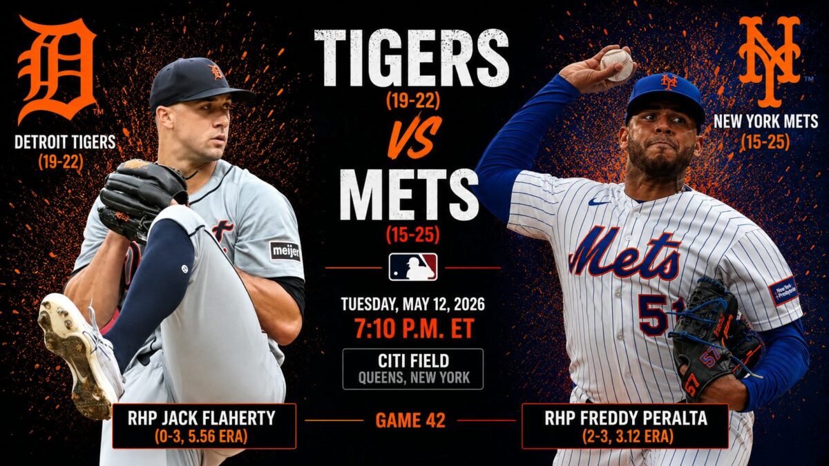 game 42 tigers vs mets