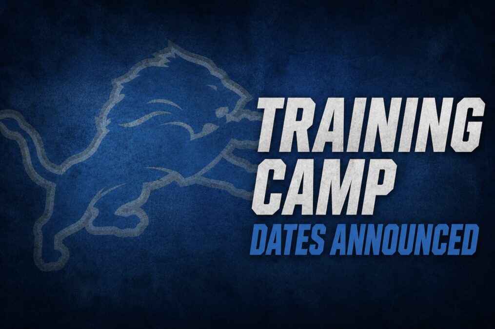 Detroit Lions Training Camp Dates 2026