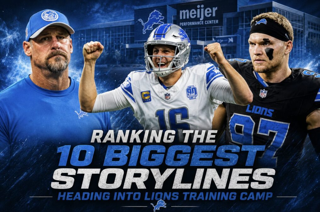 Detroit Lions training camp storylines 2026