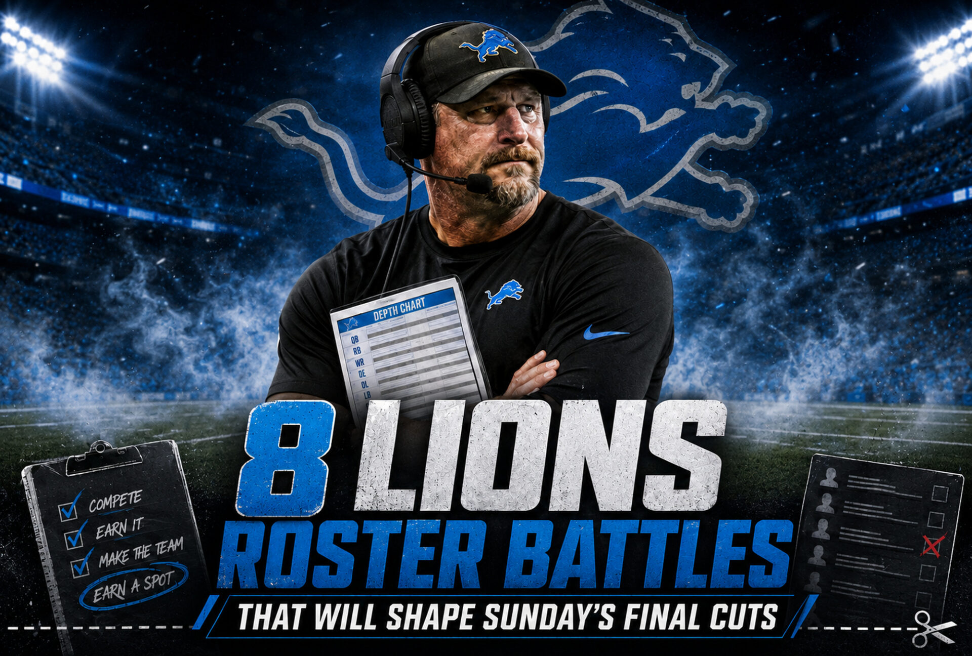 Detroit Lions roster battles