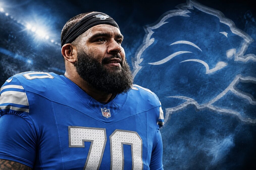Lions replace Cade Mays Lions vs. Commanders things to watch Lions Week 1 starting center