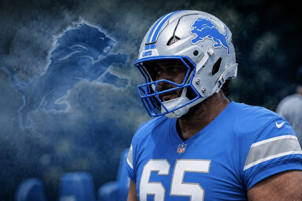 Seth McLaughlin Lions center