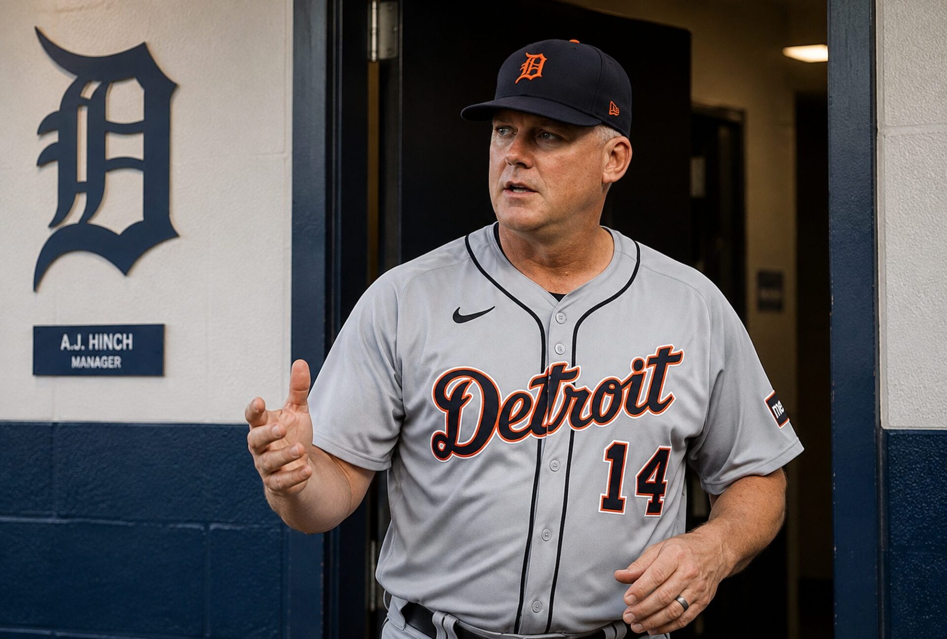 A.J. Hinch Tigers pressure Wenceel Pérez injury update