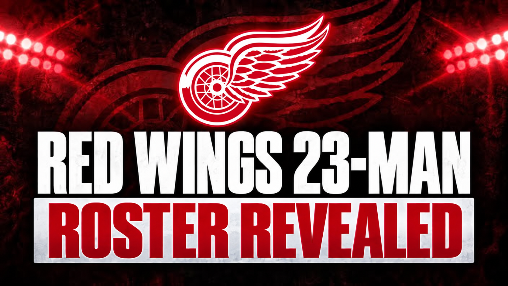 Detroit Red Wings 23-man roster