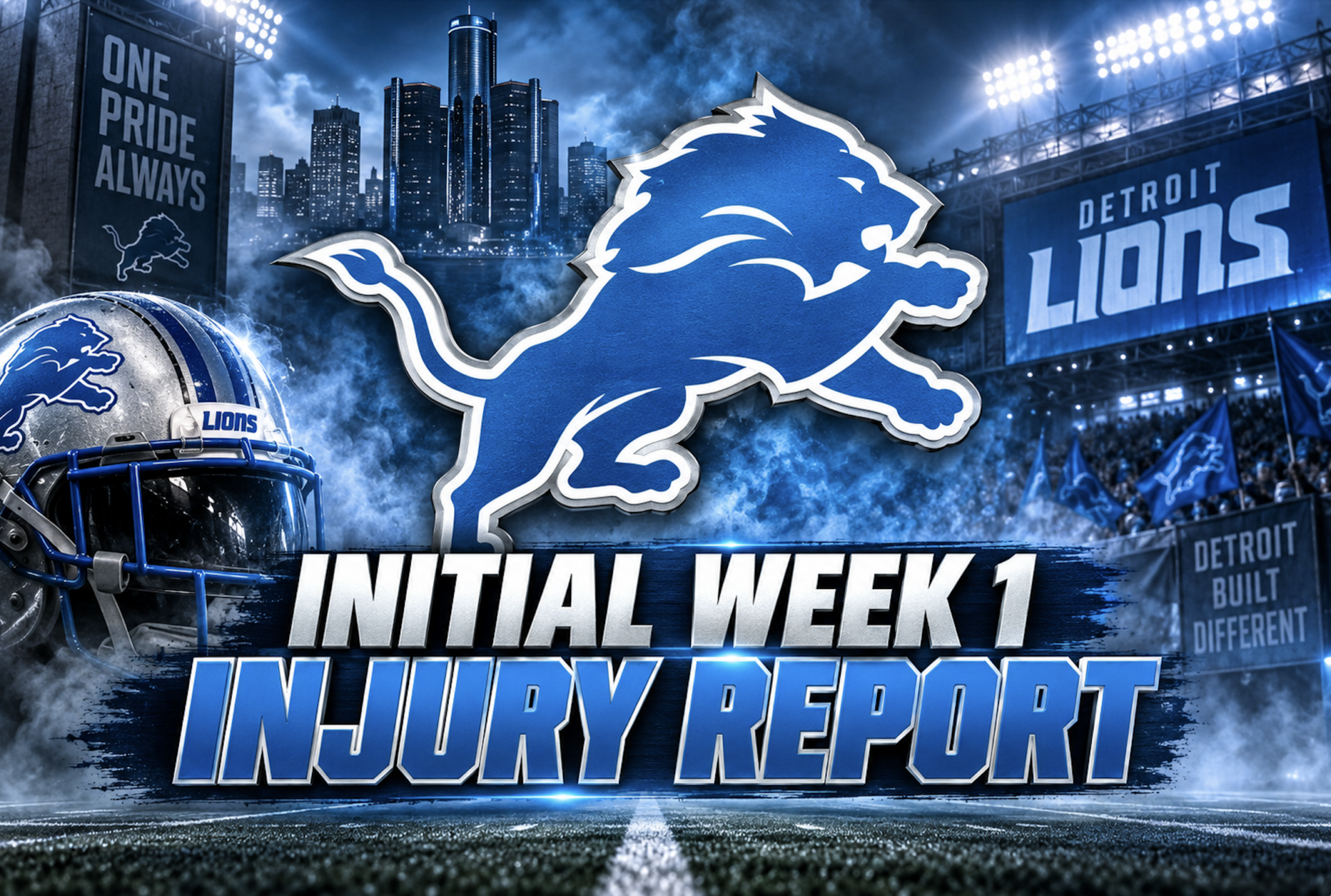 Detroit Lions Injury Report