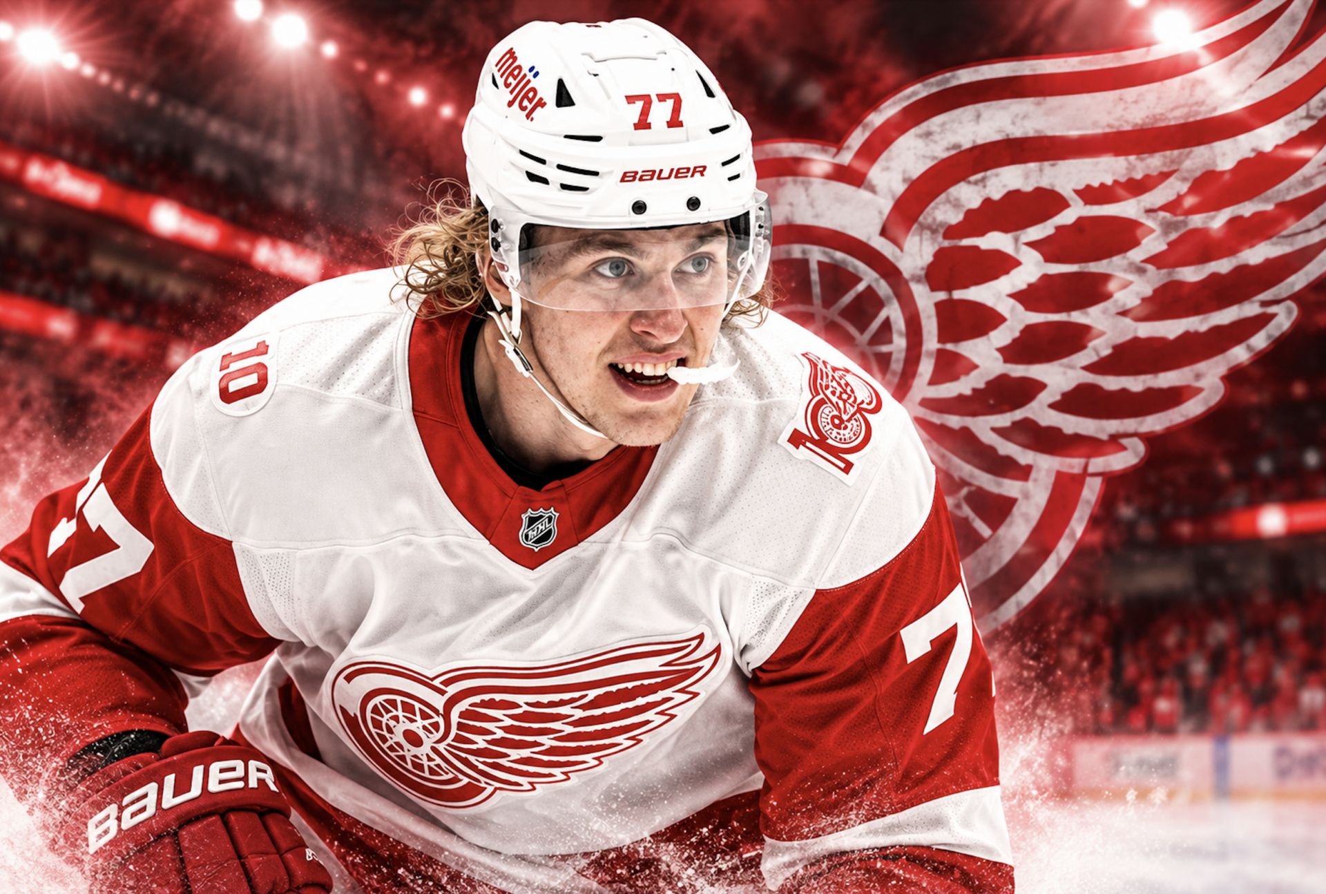 Simon Edvinsson contract Simon Edvinsson contract Dylan Larkin Red Wings future