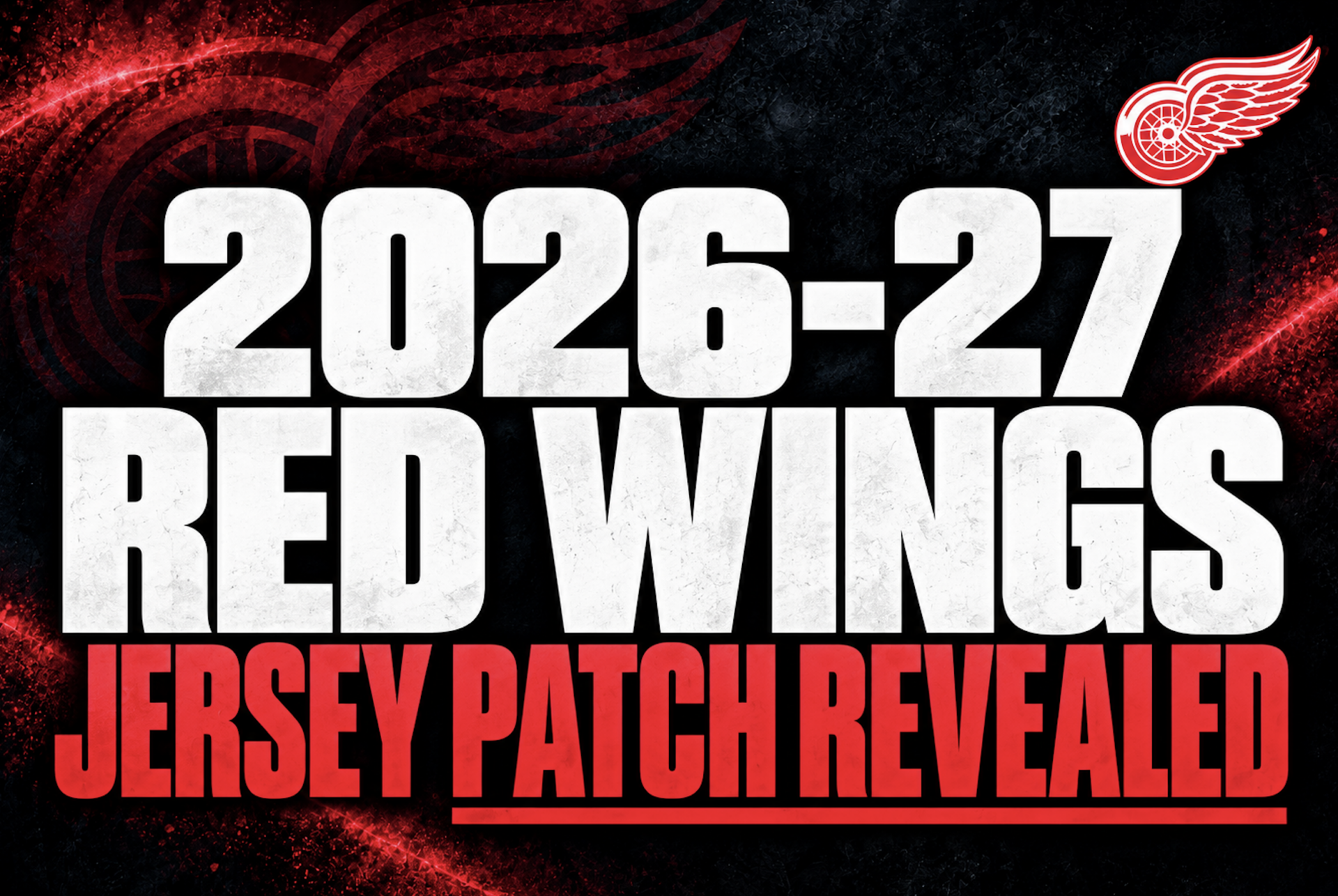 Red Wings jersey patch partner